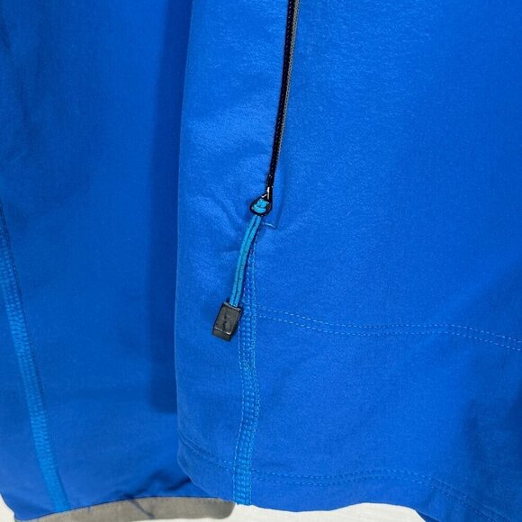 Eddie Bauer First Ascent Jacket Mens Small Full Zip Blue Nylon Windbreaker - Picture 3 of 14